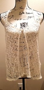 Blu Pepper lace/crochet boho tank top NWOT